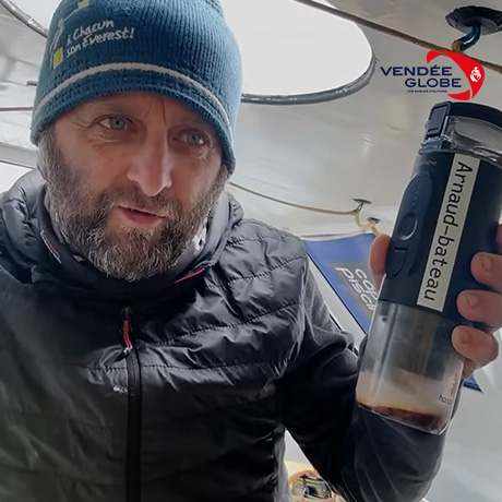 La cafetière portable Handpresso E-presso sur le Vendée Globe 2024